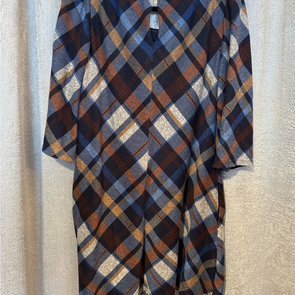 Jessica Howard Multicolor Plaid Long Sleeve Dress - Picture 4 of 4